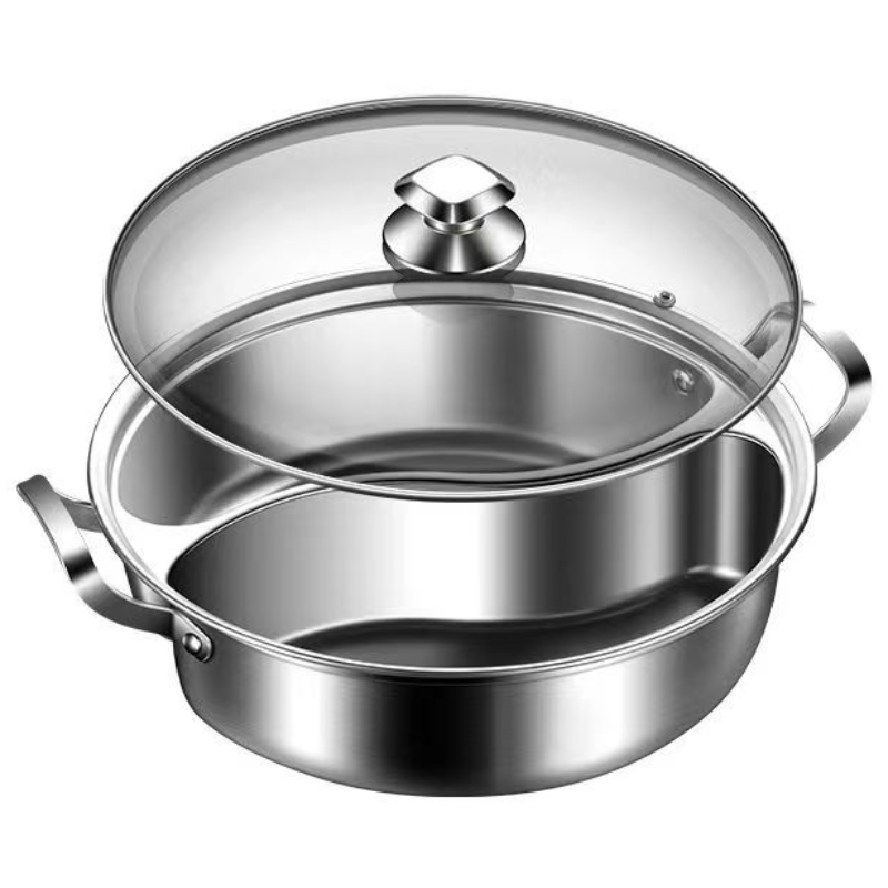 316 스테인리스 훠궈 냄비 반반 냄비 인덕션 겸용 샤브샤브 팟 마라탕 오뎅탕 32, 34cm, 34cm 반반냄비세트(뚜껑포함), 1개 33,900원