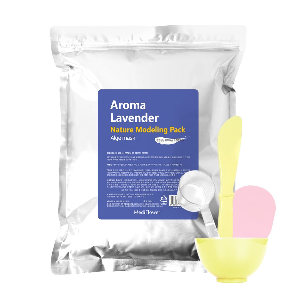 메디플라워 네이처 모델링팩 아로마 라벤더 500g+팩도구 4종세트/100% 미국산 규조토 16,910원