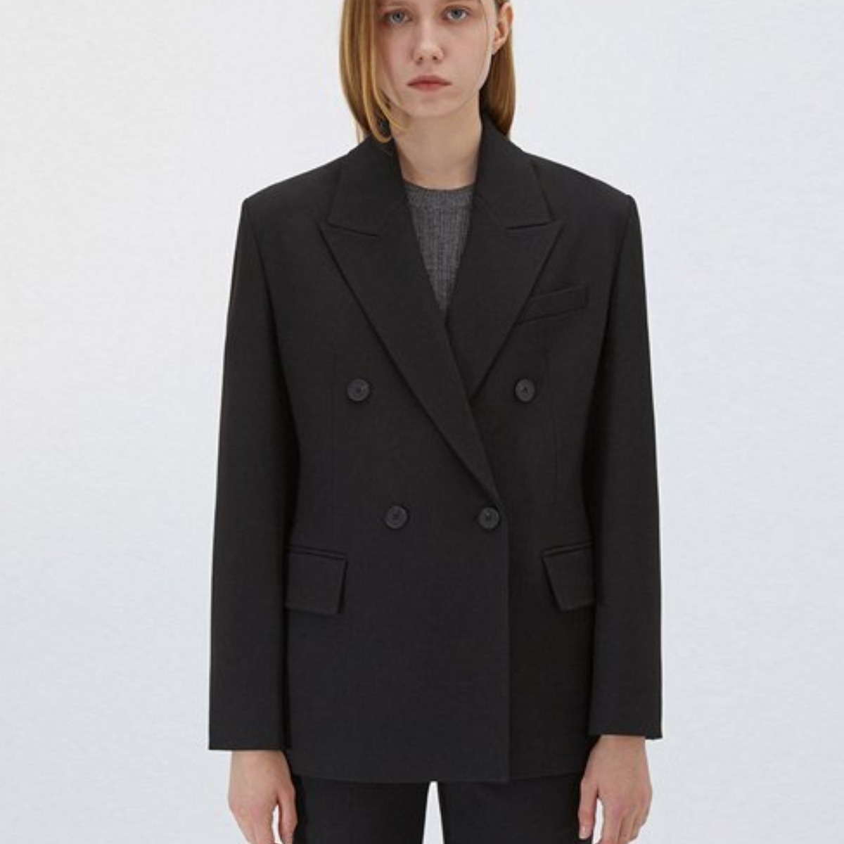 [국내백화점] 리스트 여성 뉴 베이직 더블 버튼 셋업 자켓 정장 155,550원