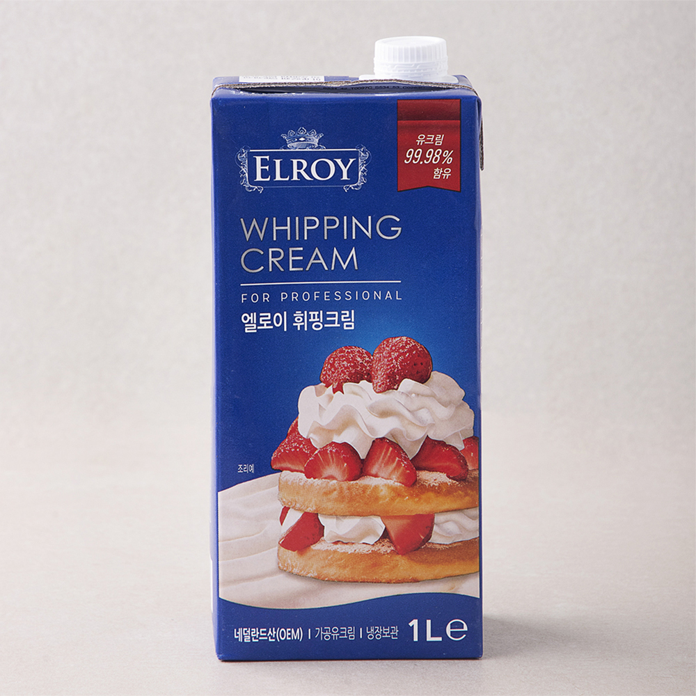 [로켓프레시] 엘로이 휘핑크림, 1L, 1개 14,700원