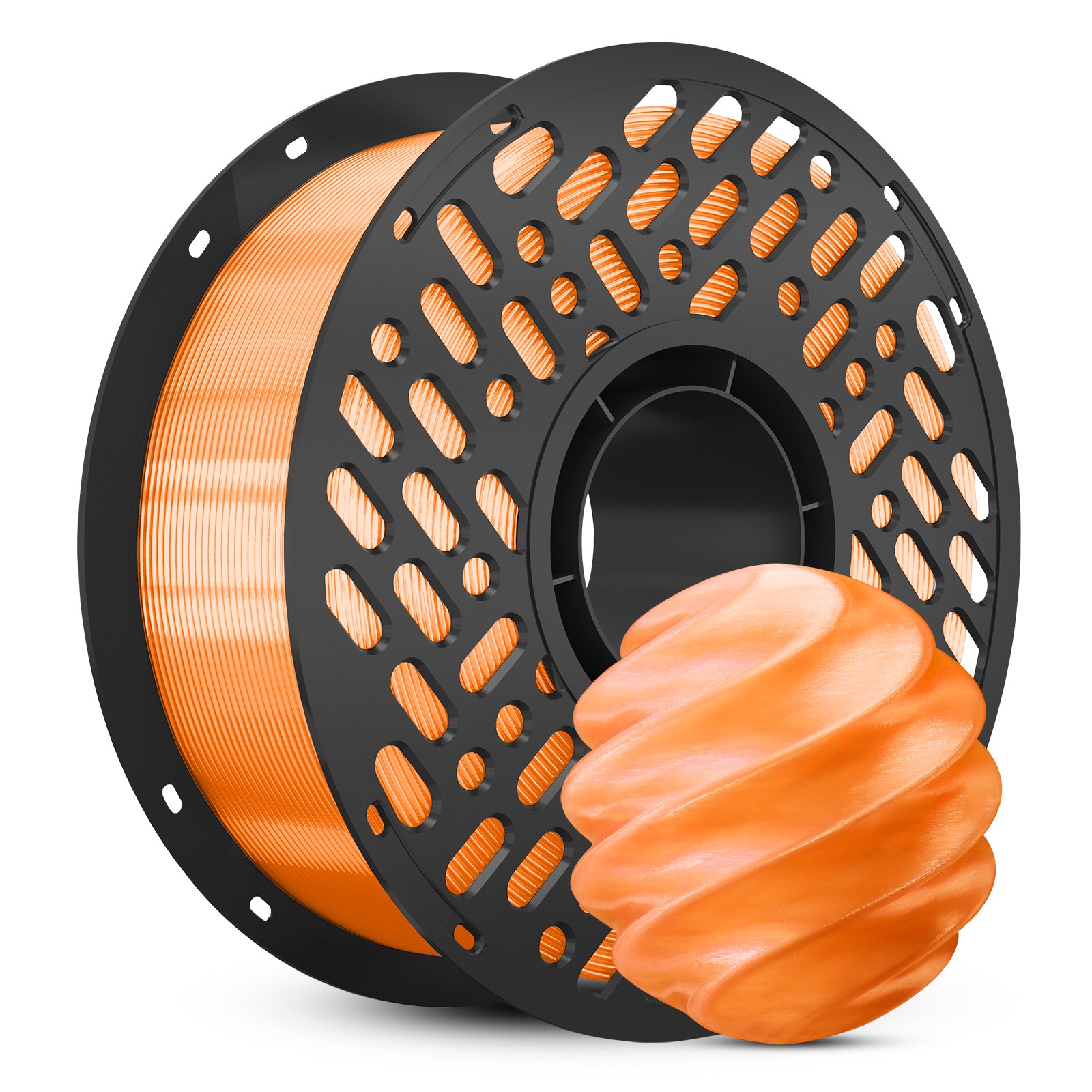 CaiLab PETG 3D 프린터 필라멘트 1.75mm 1kg 고인성 친환경 소재, 반투명 오렌지, PETG 1KG 18,000원