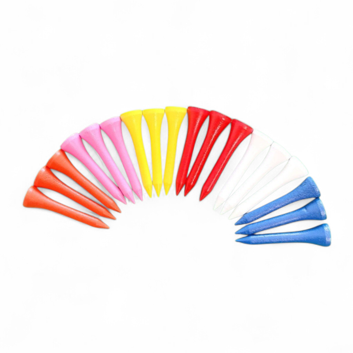 골프 땅콩숏티 미들티 나무티 티꽂이 우드티, 100개, 혼합색상 3,900원