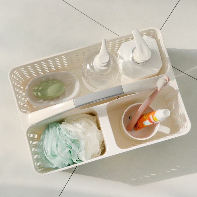 손잡이형 칸막이 목욕바구니 수납 이동편리 소품 정리 사우나가방 9,630원