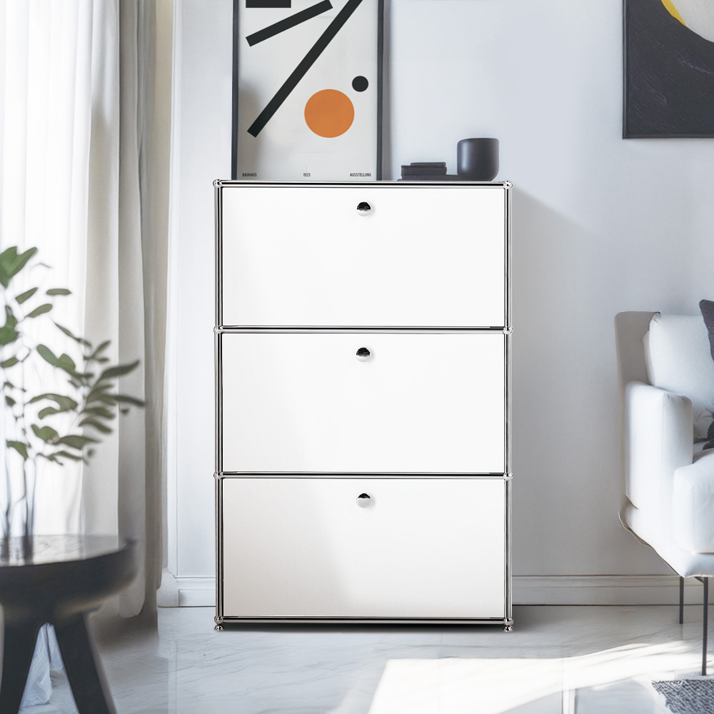 이가페 미드센츄리 모듈거실장 모노 1x3 베이직 수납장 방문설치, 화이트 805,000원