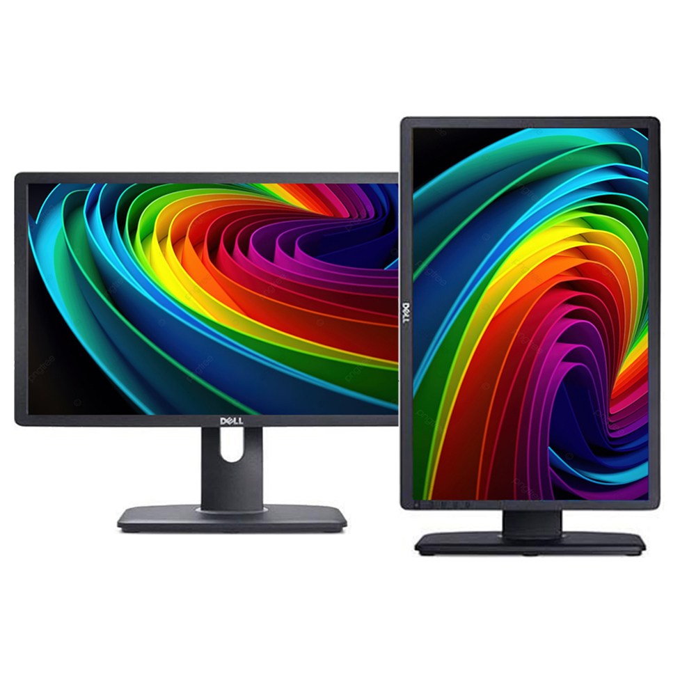 DELL 22인치 23인치 24인치 피벗 모니터 IPS 광시야각 높낮이 사무용 업무용 컴퓨터 중고, 61cm, DELL 24인치 피벗 63,000원