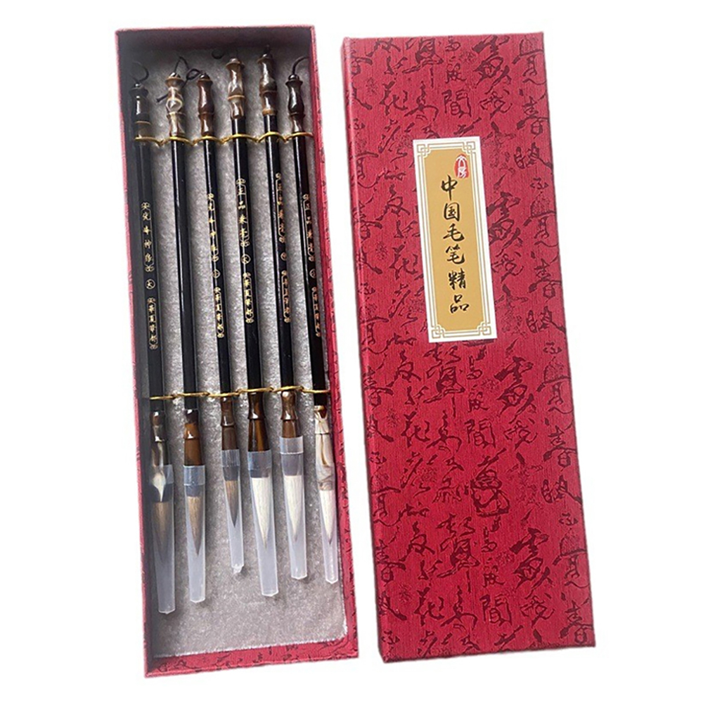 마다꾸미 선물용 서예붓 겸호필 3종 + 낭호필 3종, 1세트, 대 / 중 / 소 10,500원