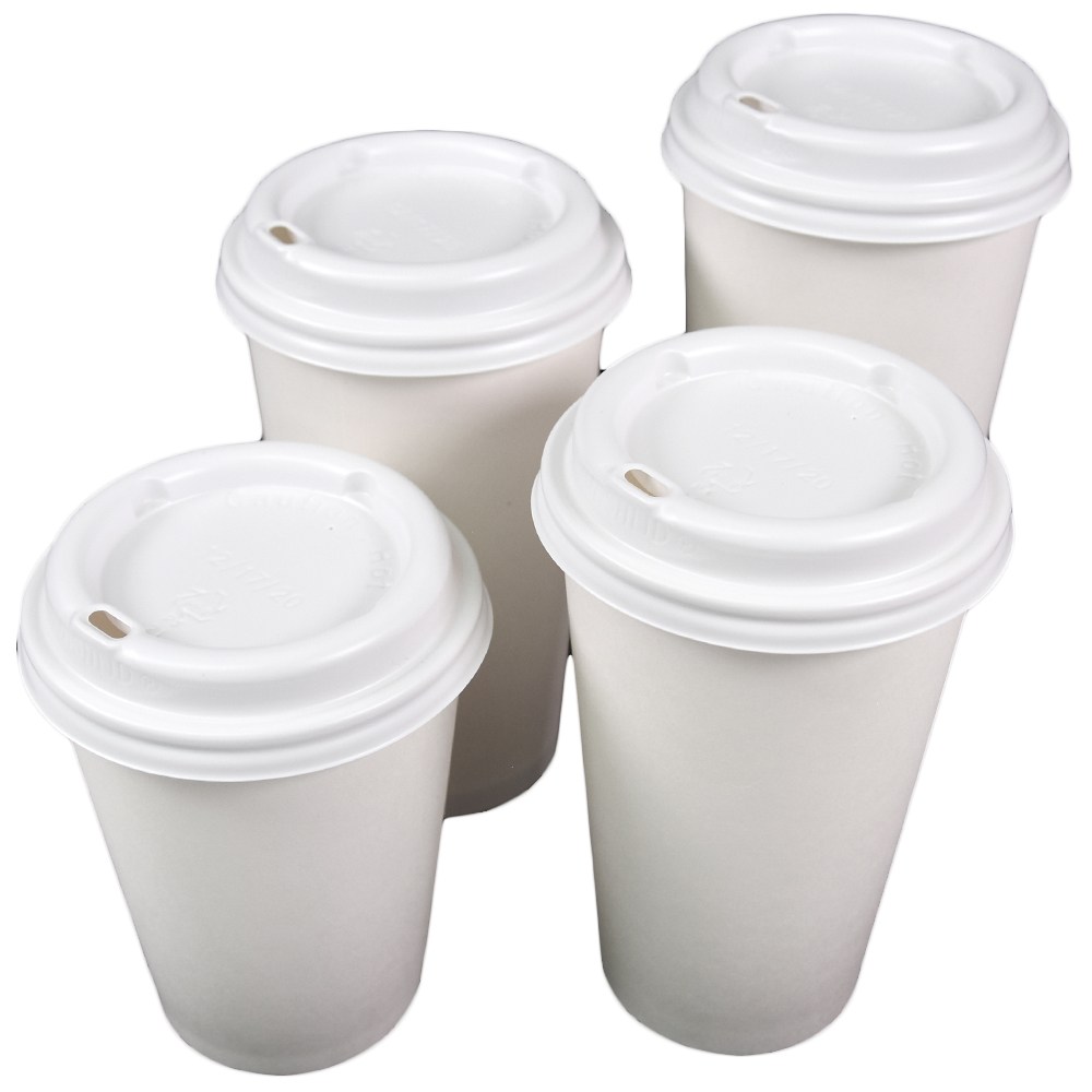 테이크아웃 종이컵 22온스 (660ml) 종이컵 + 타공형 백색 리드 1박스(1000개) 뚜껑포함 94,300원