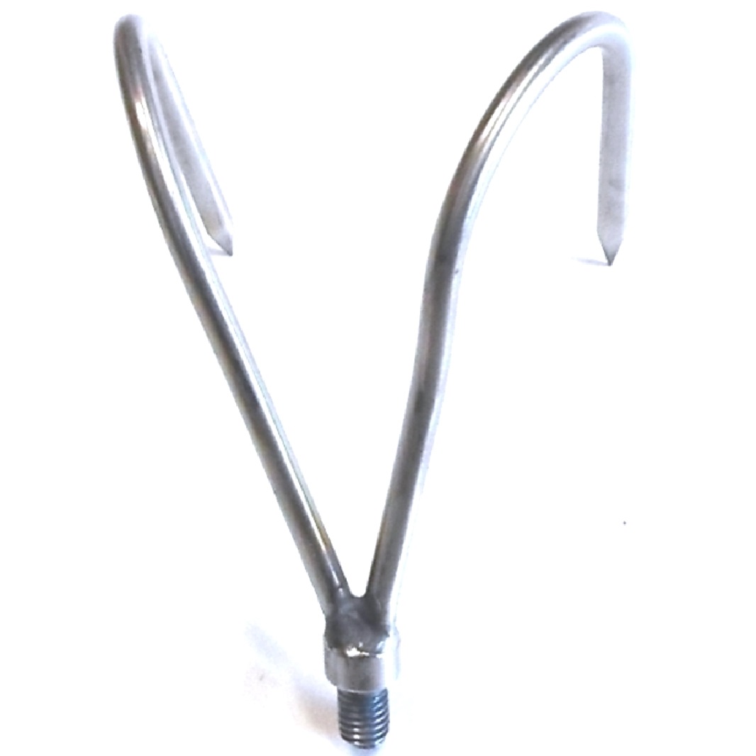 스텐봉 수초낫 뜰채봉 해루봉 뜰채망 갈고리 연결대, 1개, 두발갈고리(촉), 현재가 9,790원