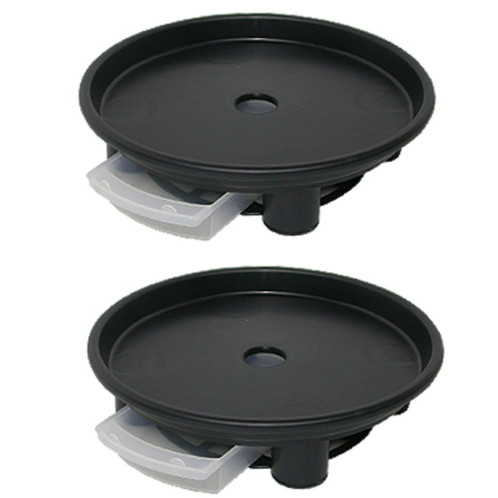 플라팜 동그리 화분받침대 소형 3호2p, 블랙, 2개 7,000원