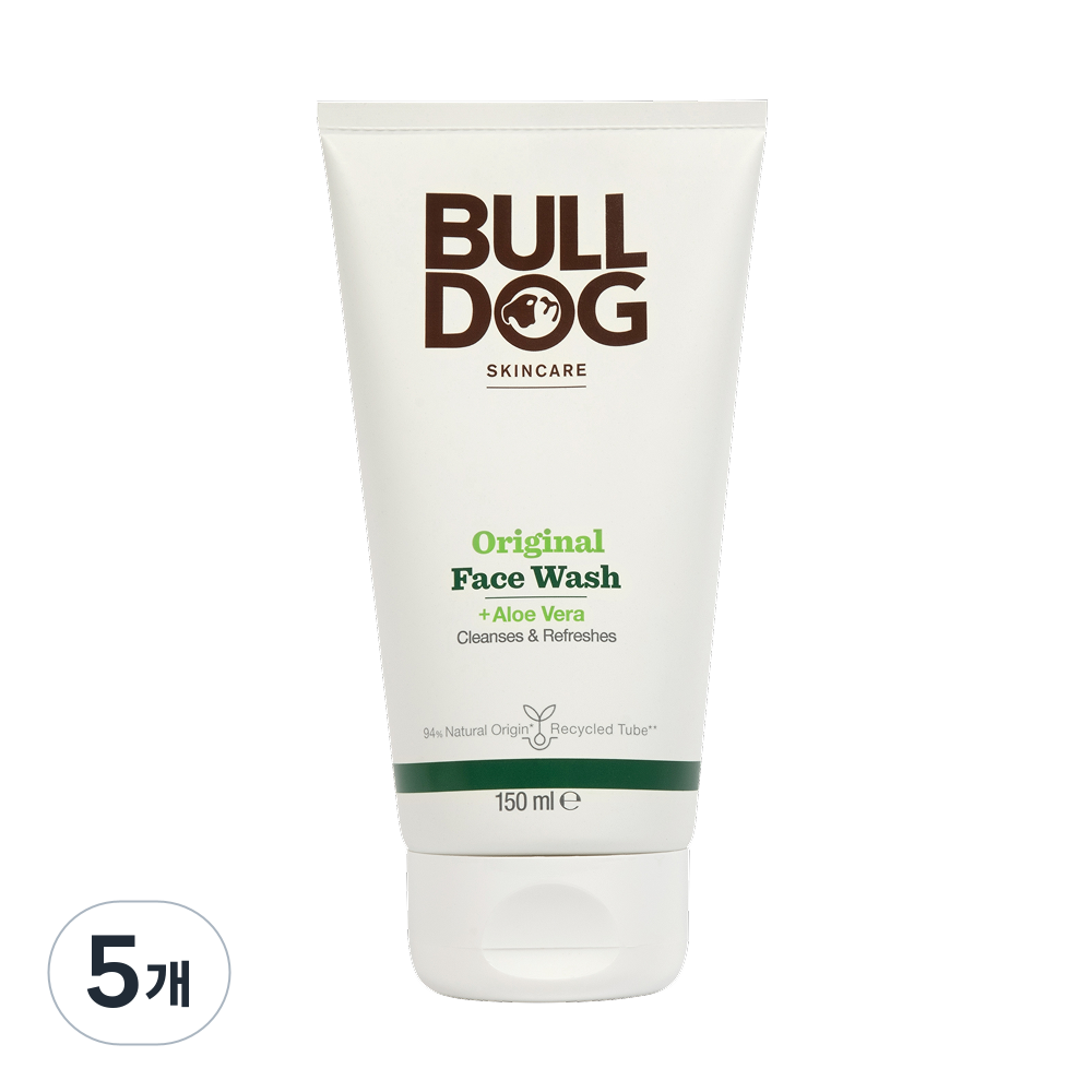 [불독] 오리지널 페이스워시 (저자극 알로에 남자 클렌징폼), 150ml, 5개 58,800원