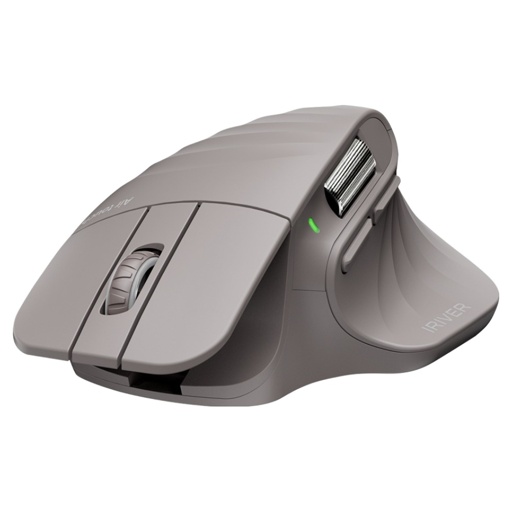 아이리버 Air Lift 50 충전식 멀티페어링 세미 버티컬 블루투스 무소음 무선 마우스, 단일상품, 그레이 49,000원