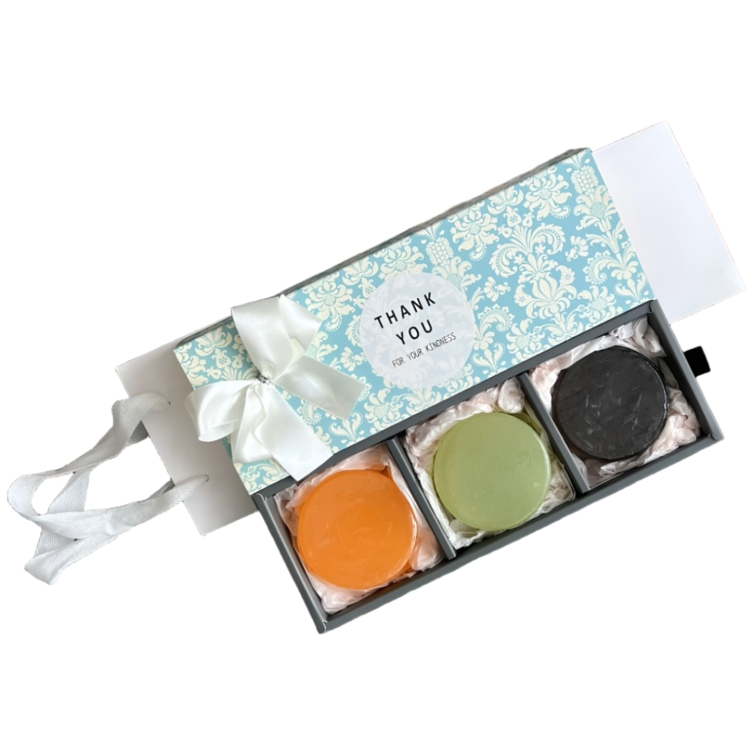 YB맘 수제비누 3종 선물세트+리본포장+쇼핑백, 300g, THANK YOU, 1세트 14,060원