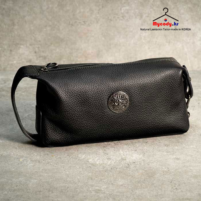 마이코디 국내자체제작 도깨비 국산 방수 프리미엄원단 천연소가죽 남성 클러치백 맨스백 손가방 미니 핸드폰 가방 기념일 선물 173,880원