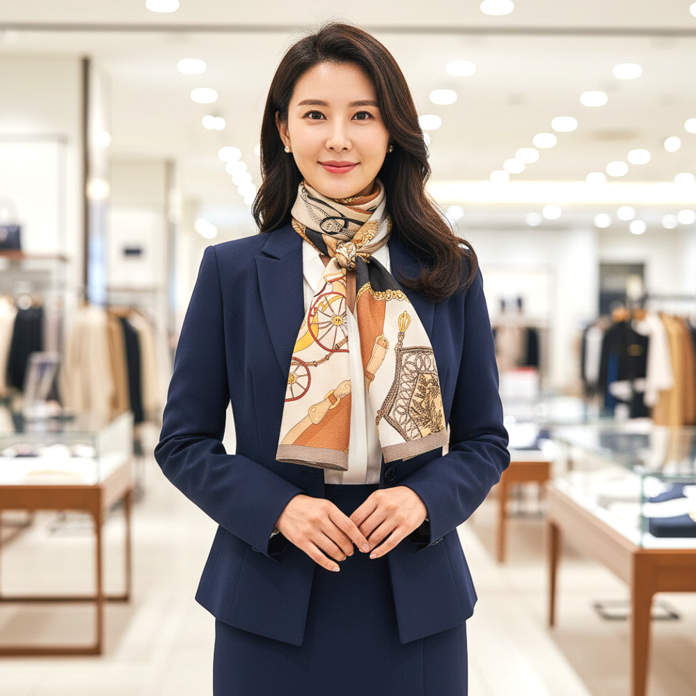 닥스 실크 롱 스카프 59,800원