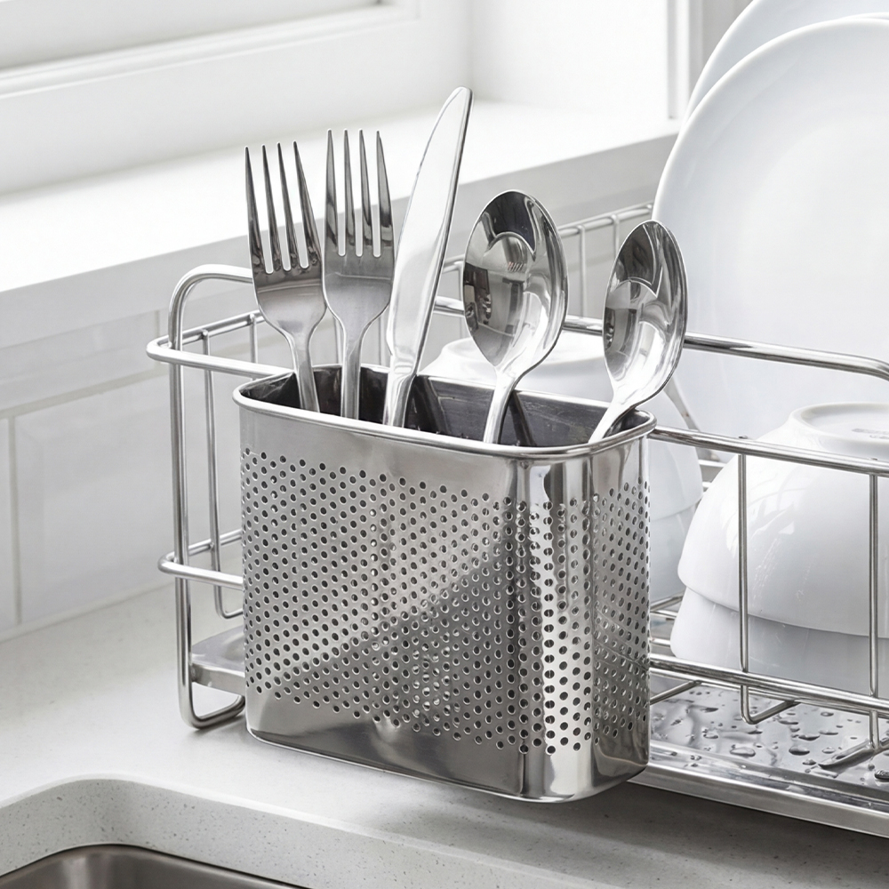 마메 걸이형 스테인리스 수저통 4,600원