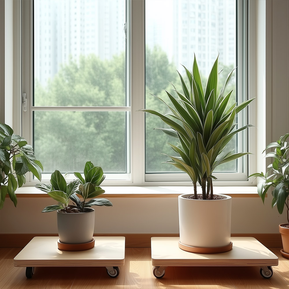 플로블로 이동식 원형 화분받침대 바퀴 국내제작 브레이크포함 23,900원