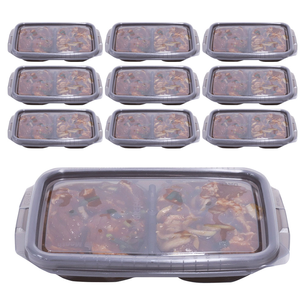 제이엠그린 냉동용기 알알이쏙 브라운 2칸 57,770원