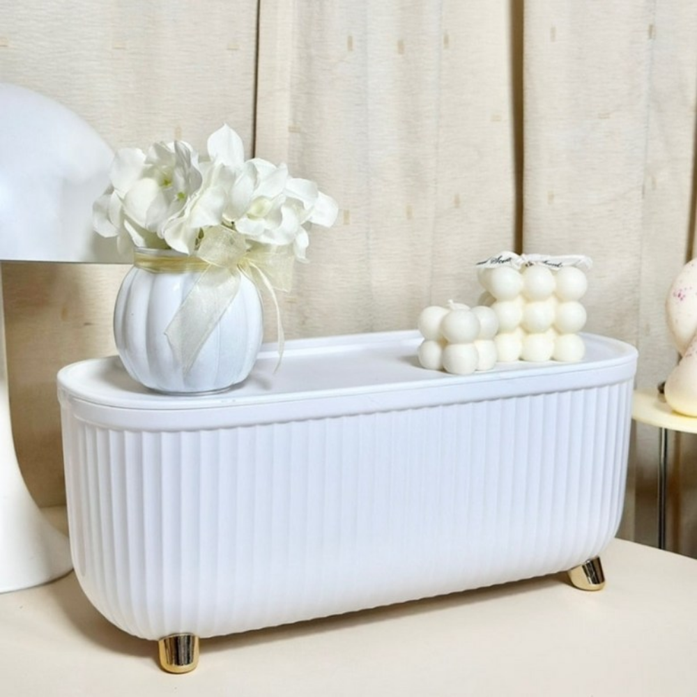 다온이네 특대 6구 멀티탭 정리함 콘센트 보관함 대형 [찍찍이 케이블정리10개 포함] 17,500원