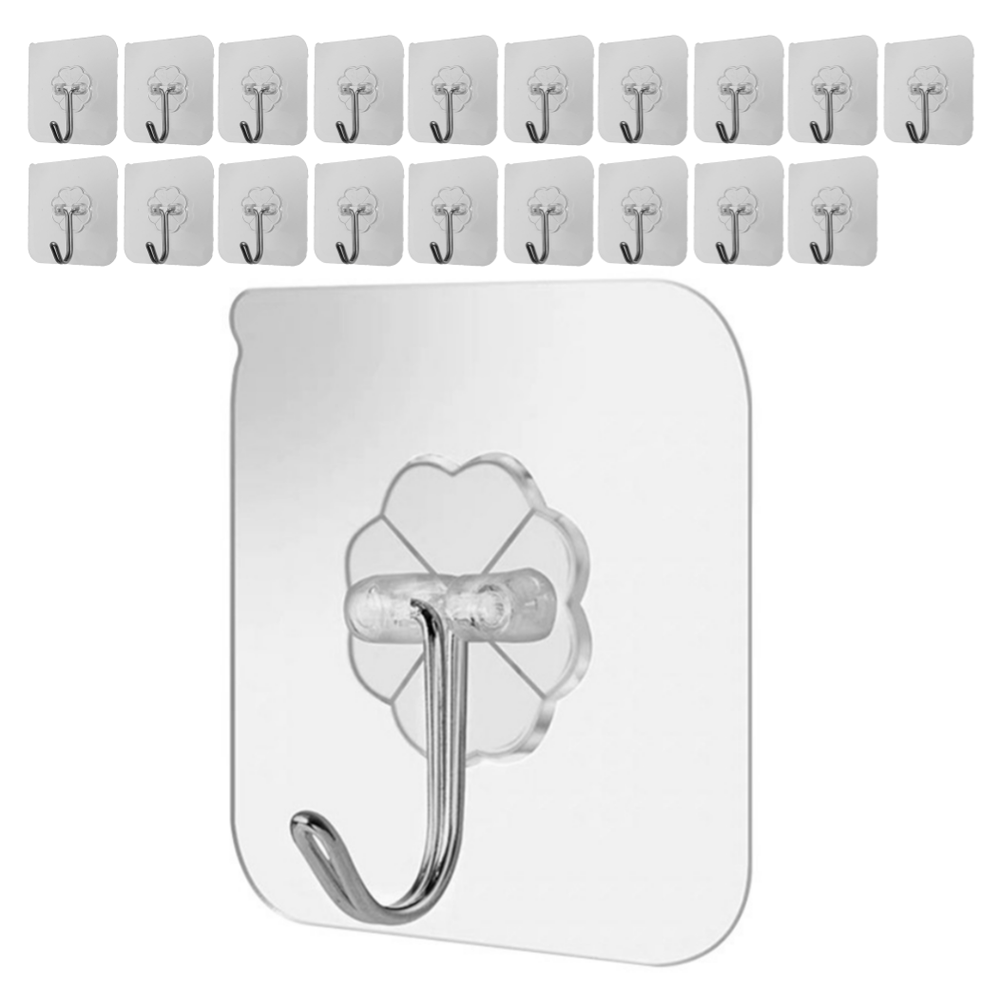 쥬롬 녹슬지않는 강력접착 스텐 후크걸이 4,900원