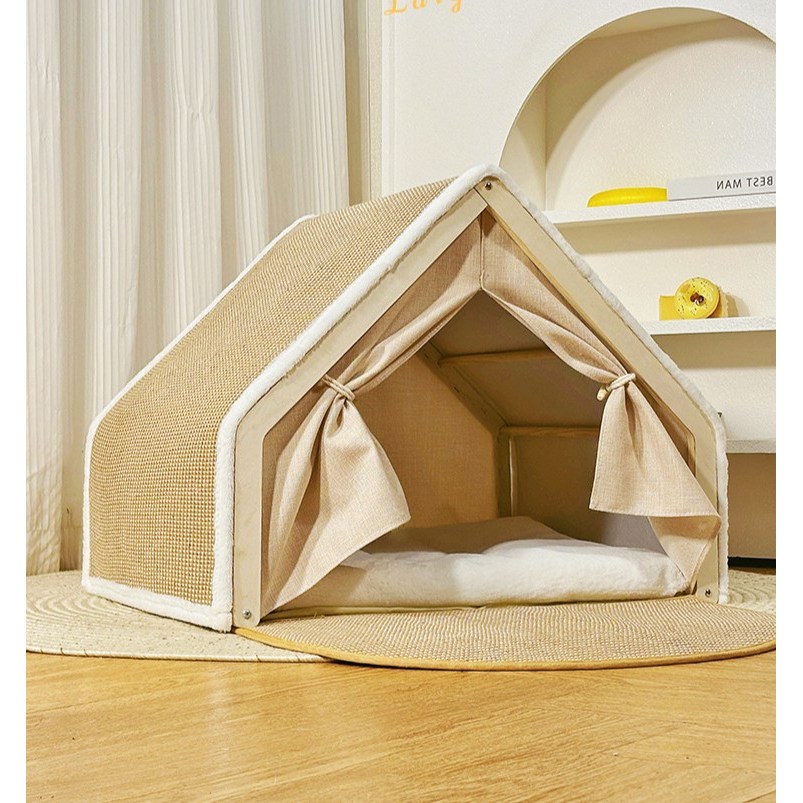 HAJAM 고양이 감성 텐트 하우스 스크레쳐 숨숨집 37,120원