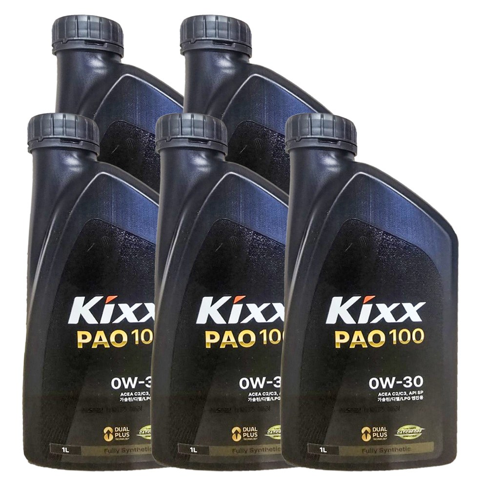 GS칼텍스 KIXX PAO 킥스 파오 100 0W30 1L x 5개 50,700원