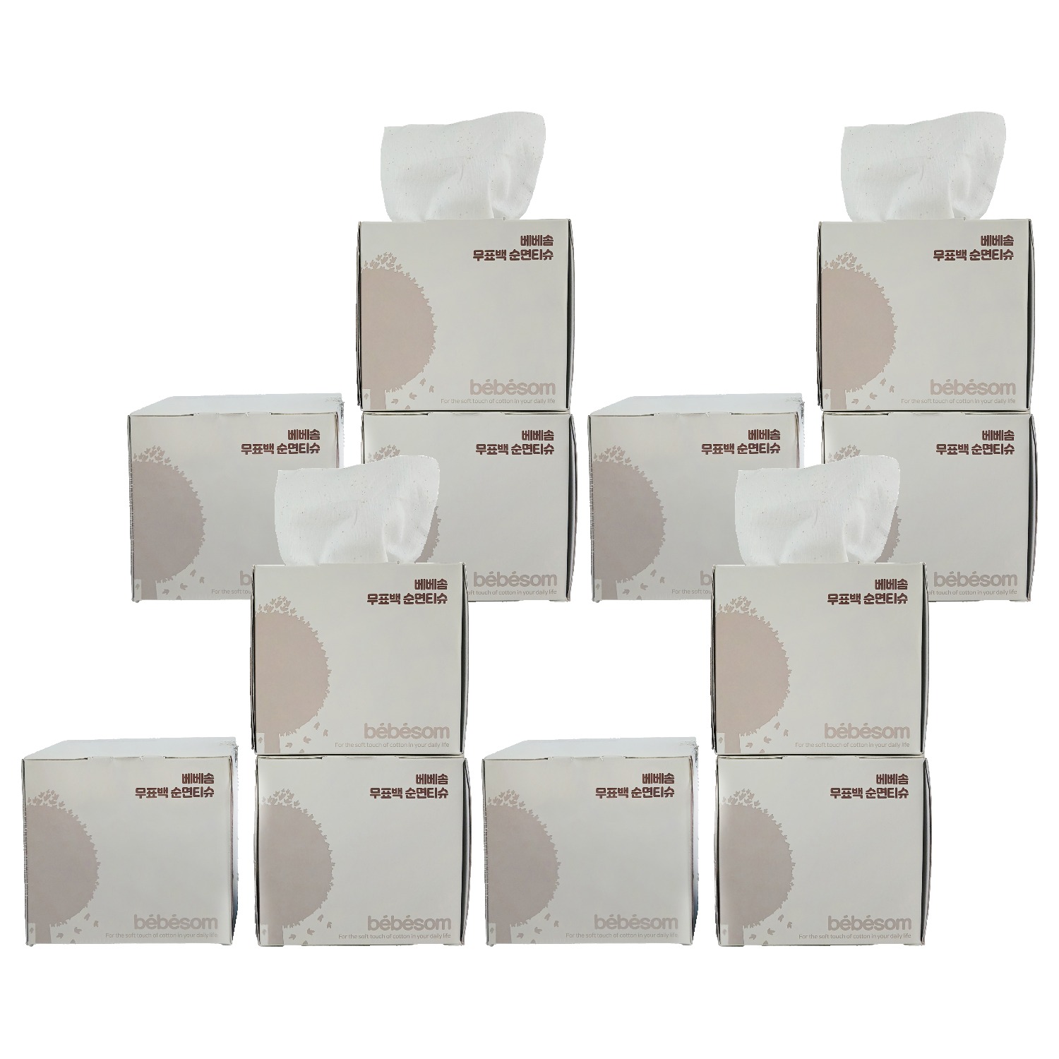 베베솜 무표백 순면 이유식 손입 콧물 티슈 57,800원