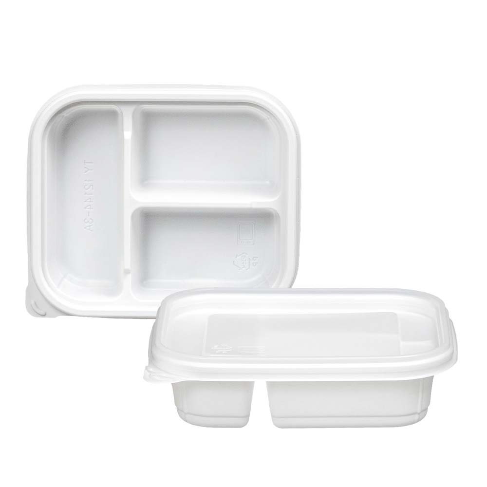 [일용상회]일회용 반찬 샐러드 용기 TY 12144-3A 3칸 800세트 백색 129,900원