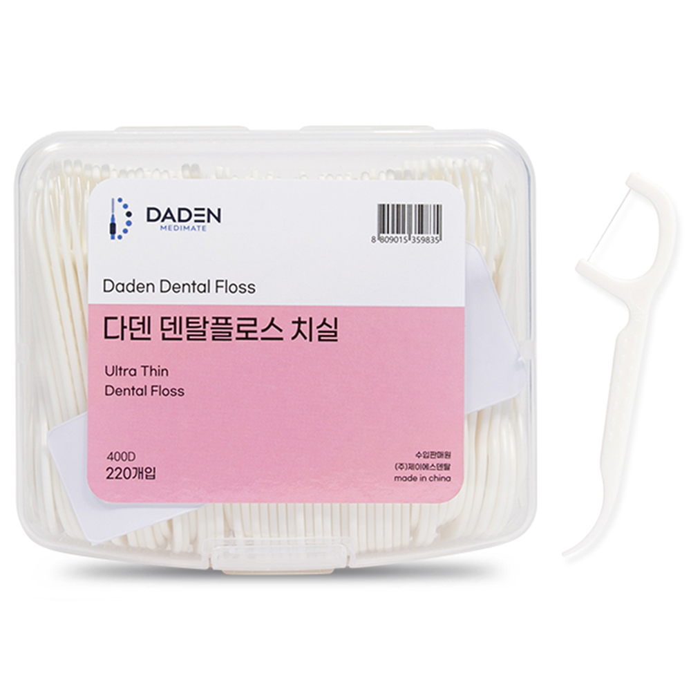 다덴 400D 덴탈플로스 Y형 치실, 75mm, 220개입, 1세트 5,900원