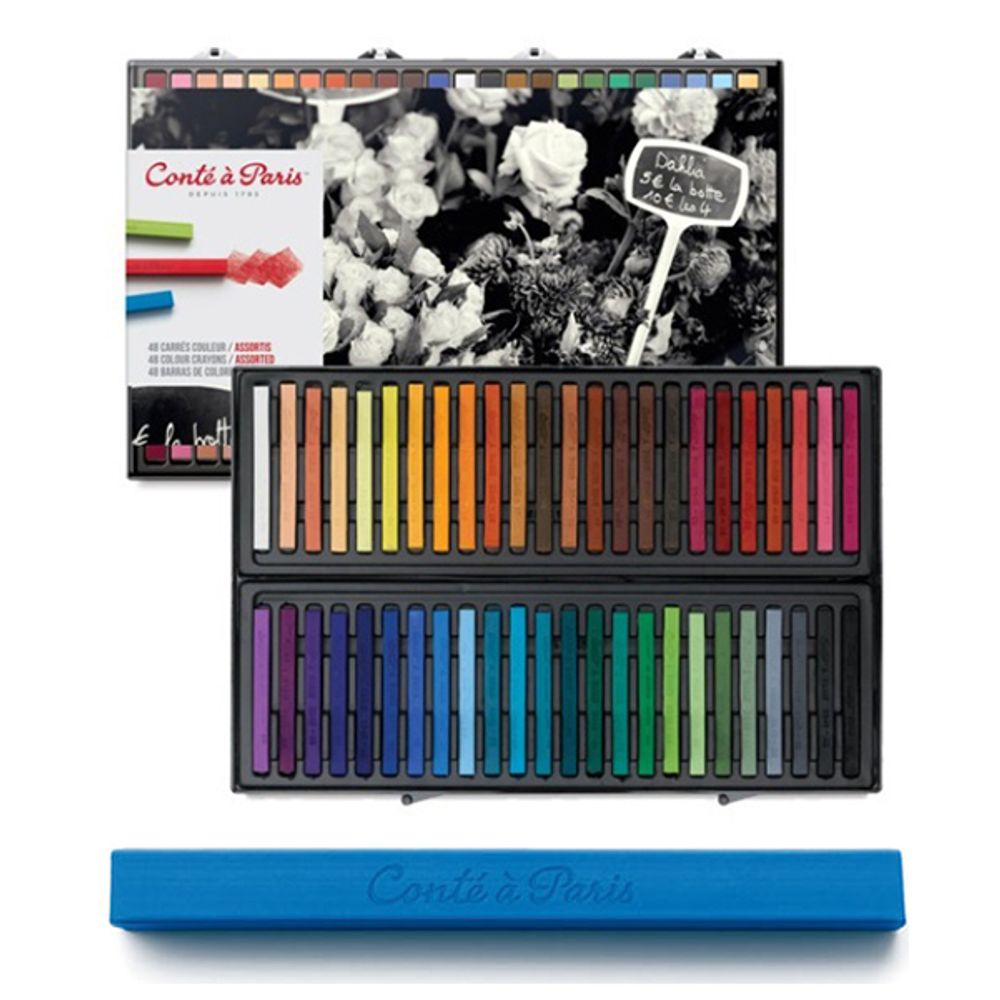 마이찰리_MyChale마켓_콘테 고급소프트스틱파스텔 48색 세트 파스텔색연필 세밀화 파스텔 색연필파스텔_마이찰리_MyChale 142,690원