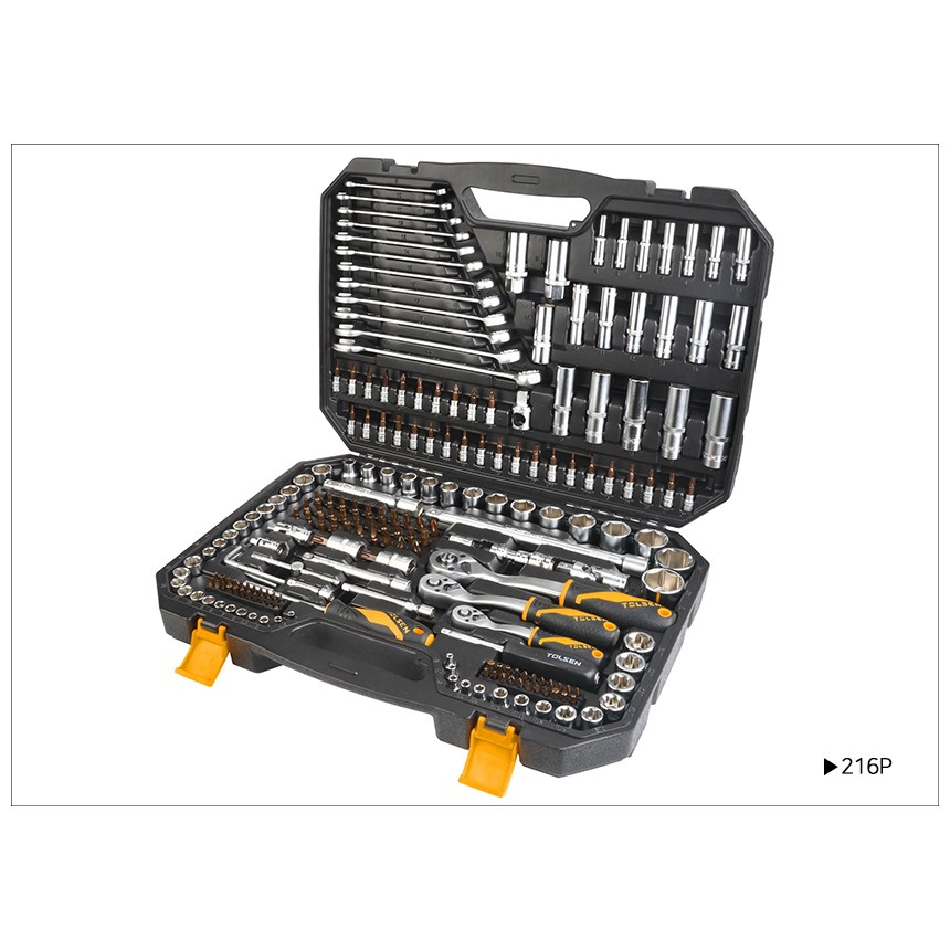 툴쎈 툴센 복스알 라쳇세트 216P 어댑터 라쳇 다용도 대량 소켓세트 손잡이 연결대 190,000원