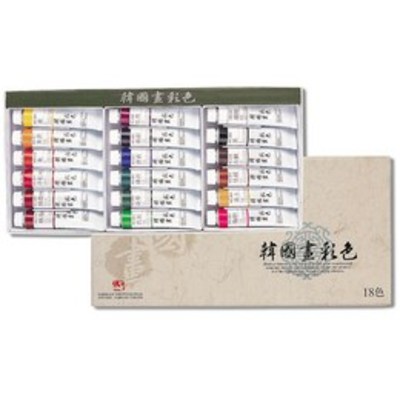 신한 한국화 물감 (12색 18색 24색A B) 20ml 76,250원