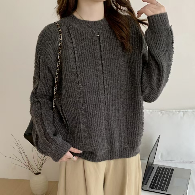 르코앤드라코 여성 캐주얼 태슬 디자인 풀오버 니트 스웨터 19,500원