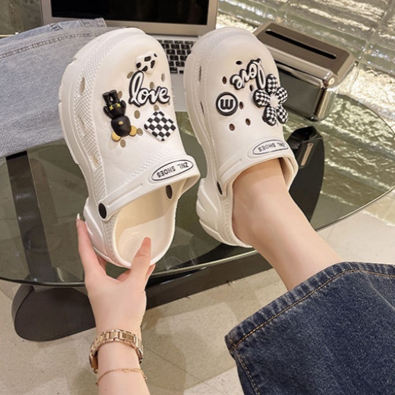 티크토크 푹신 편한 경량 6.5CM 키높이 통굽 플랫폼 EVA 여성 아쿠아 사무실 슬리퍼 미용실 네일샵 여름 샌들 17,500원