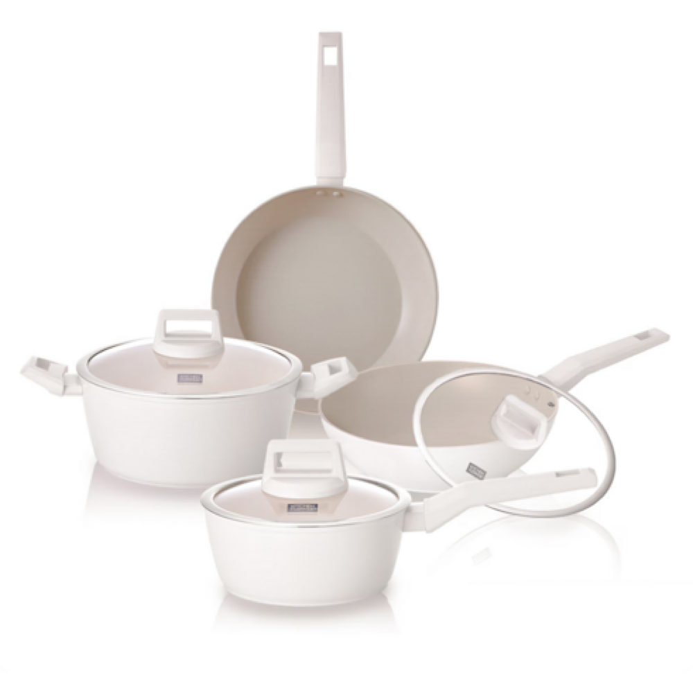 키친플라워 쿠킨 IH 인덕션 그린우드 프라이팬 냄비 세트 240,000원