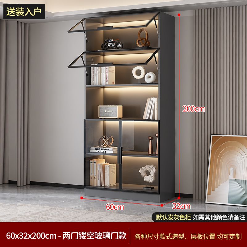 유리 도어 디스플레이 캐비닛 수납장 장식장 led 쇼케이스 피규어 거실 인형 책장 진열장 348,600원