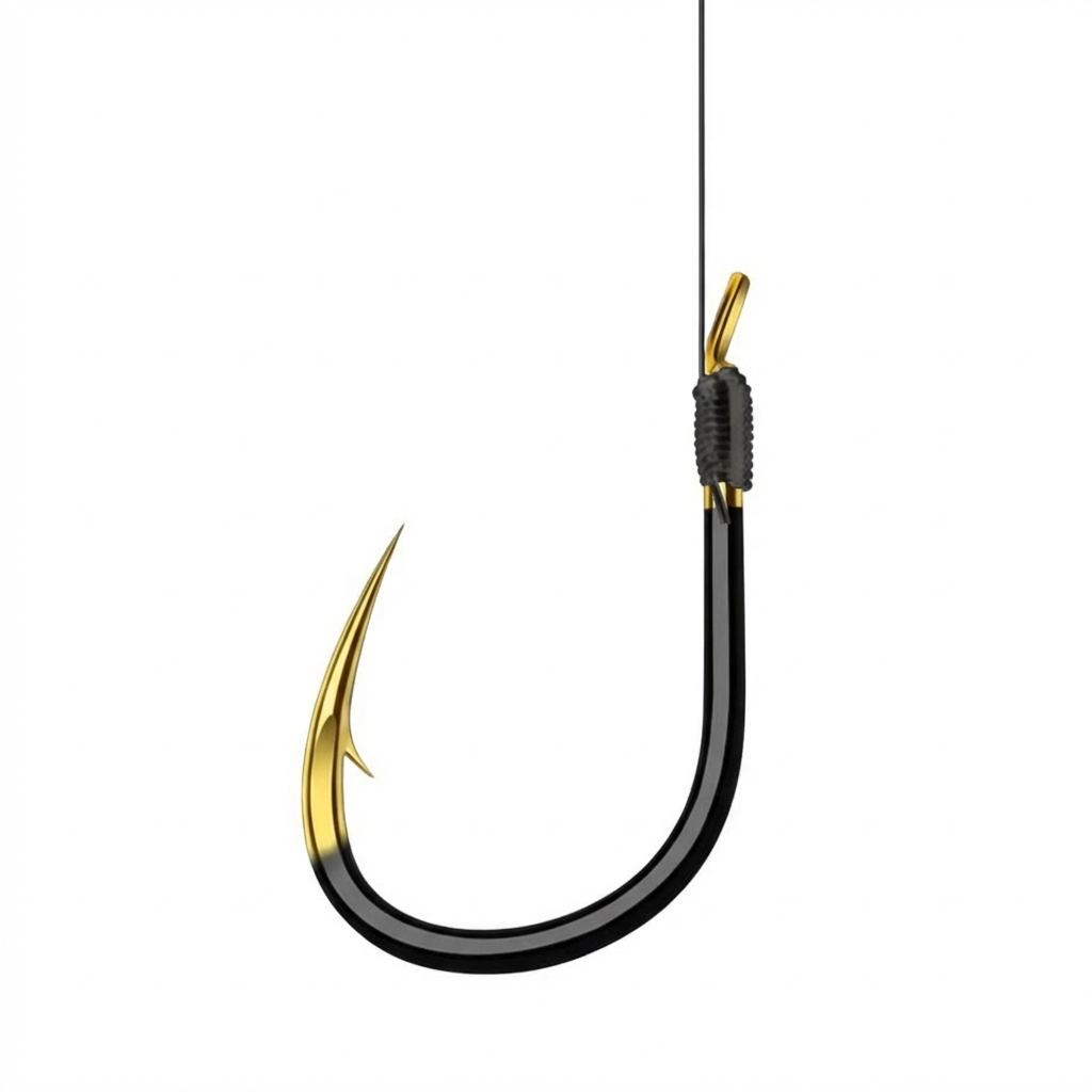 SUNFC 블랙 수제묶음 바늘 벵어돔 바늘 고강도 세미라인 옥내림 옥올림 수제 묶음바늘 긴목줄 채비 얼레채비, 1개, 1개입 6,500원