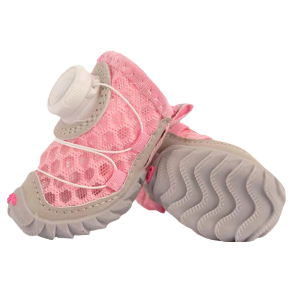 누누마켓 미끄럼방지 논슬립 사이즈조절 강아지 산책 신발, 핑크, 1개 23,900원