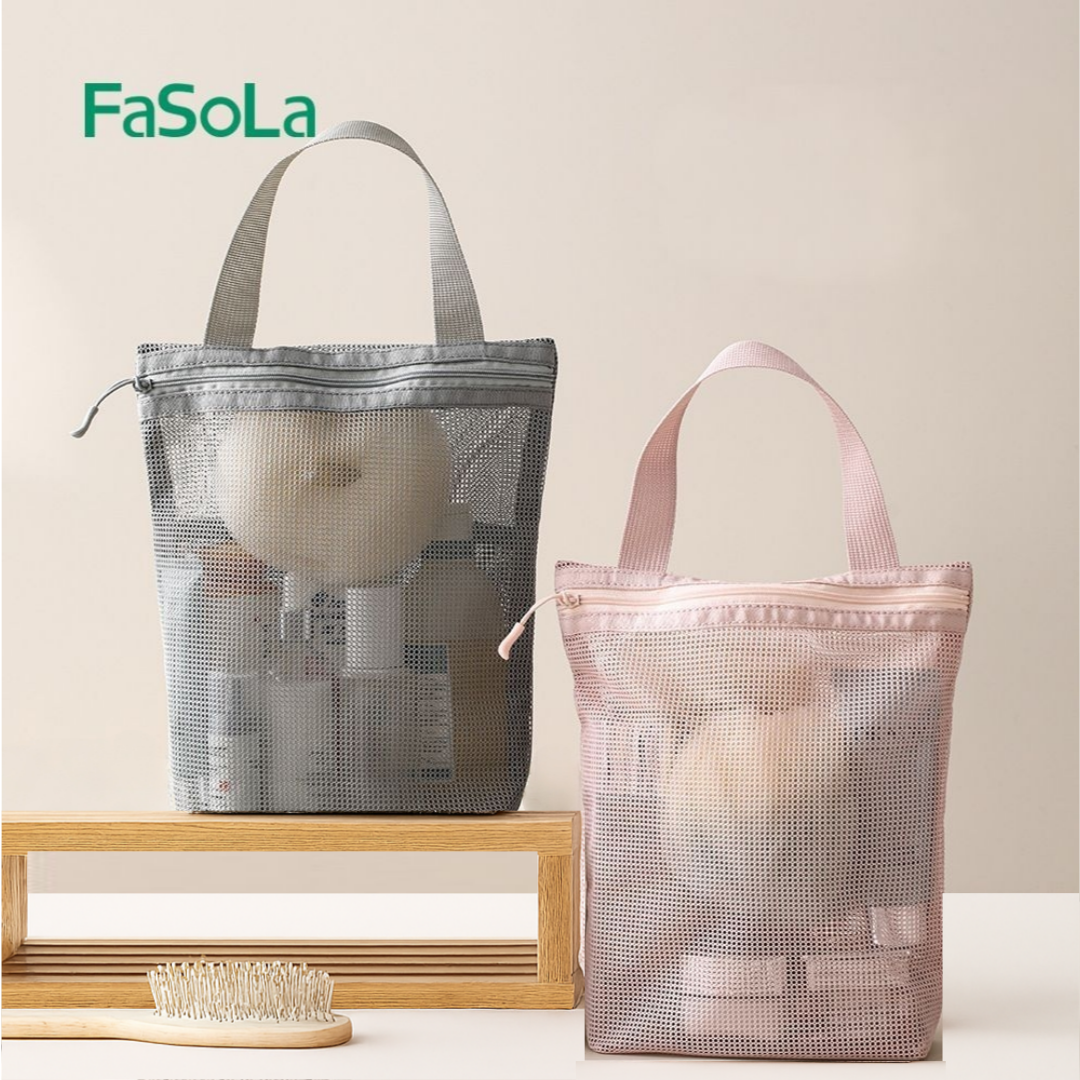 파솔라 물빠지는 목욕가방 메쉬 일본 수영가방 비치백 무지 11,650원