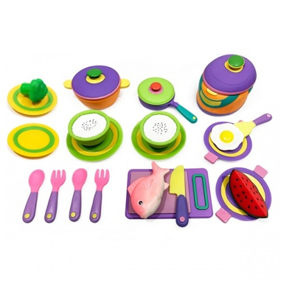 [아페페] 말랑한 쿠쿠 소꿉놀이 세트 27p 유아 요리 전기밥솥 역할놀이 장난감 TG18 142,000원