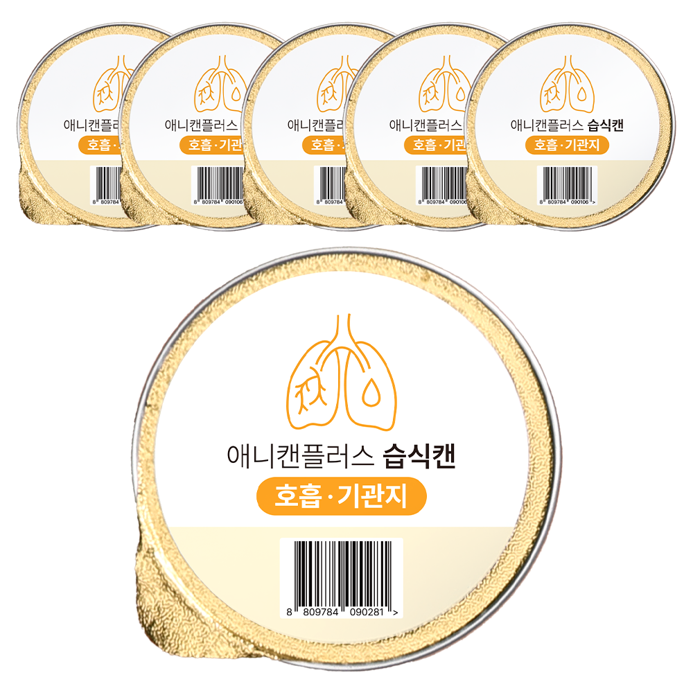 애니먼 전연령 반려동물 애니캔 플러스 기관지 습식사료, 6개, 30g, 가수분해 오리 11,400원