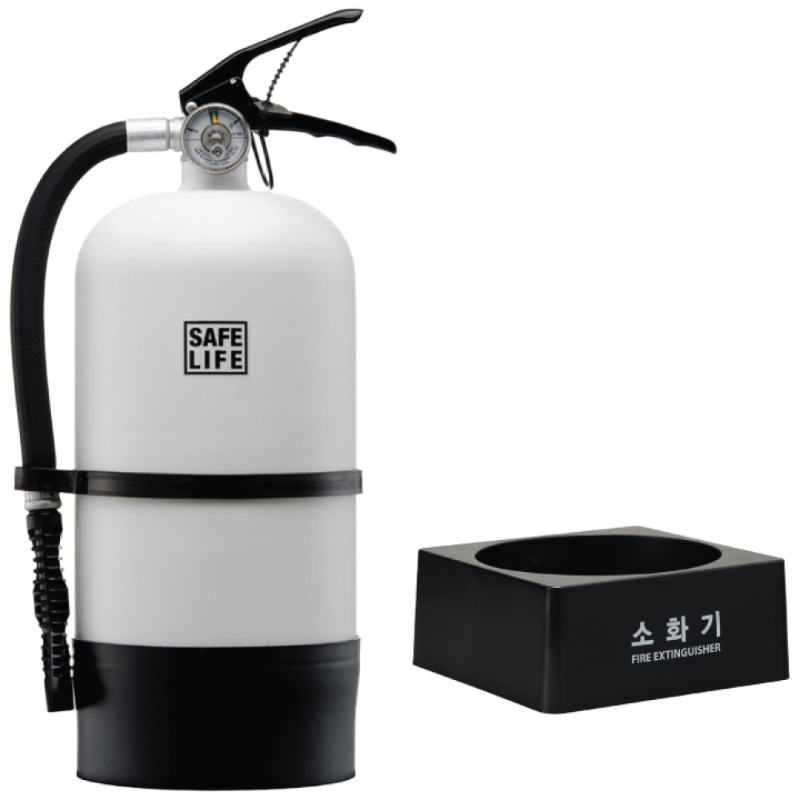 세이프라이프 Z33 ABC 분말소화기 3.3kg +받침대 SET, 1개, 화이트 37,350원