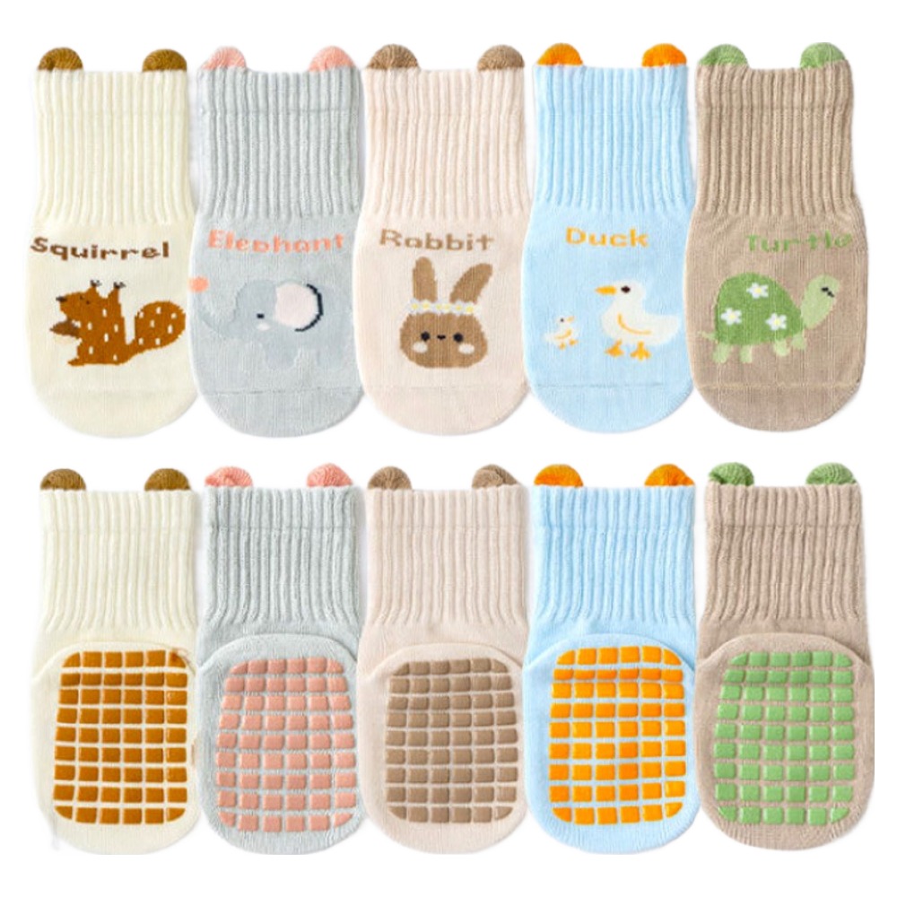 아이뿜 숲속친구들 미끄럼방지 양말 5켤레 세트 JB04 10,900원