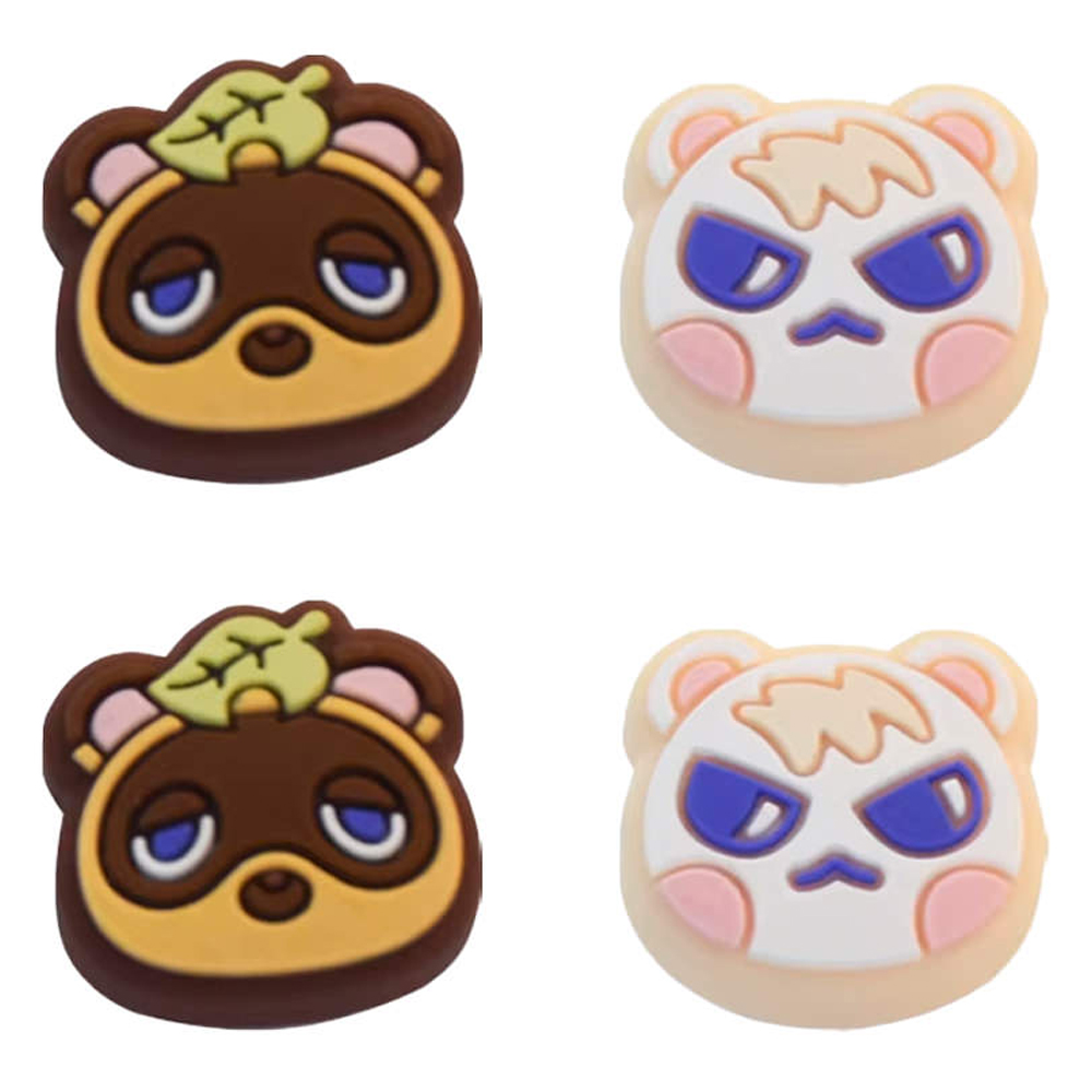 호후 닌텐도 스위치 동숲 스틱 커버 너굴 쭈니 2종 x 2p 세트, 혼합색상, 1세트, 단일상품 6,330원