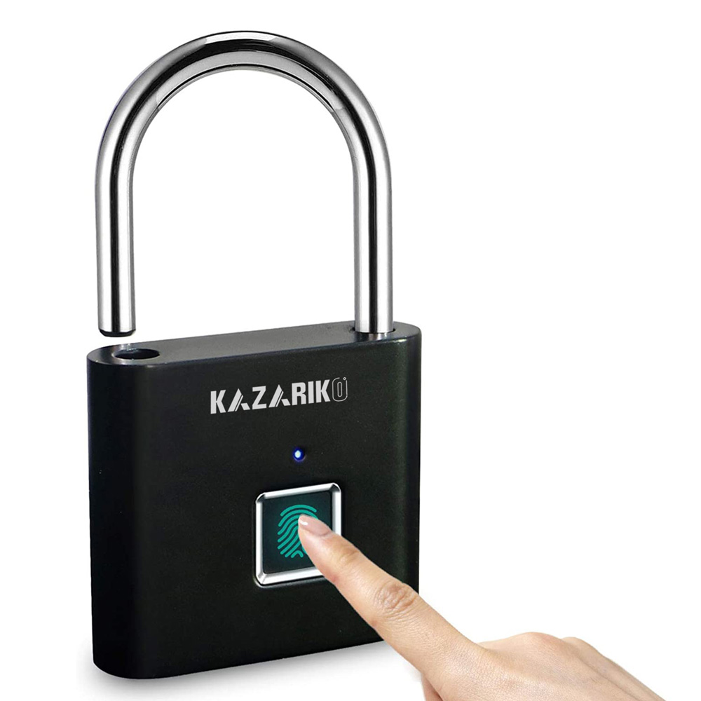 카자리코 지문 인식 자물쇠 여행 사물함 열쇠 도어 문 잠금장치 핸디락 자전거 도난방지 방수 C-Type 충전 19,900원