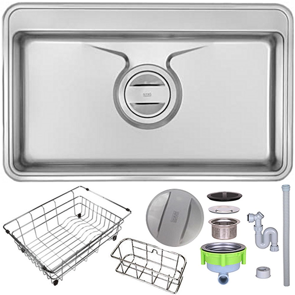 한스싱크 TZ850 나노코팅 사각 싱크볼 주방 씽크볼 교체 리폼, 1세트 290,000원