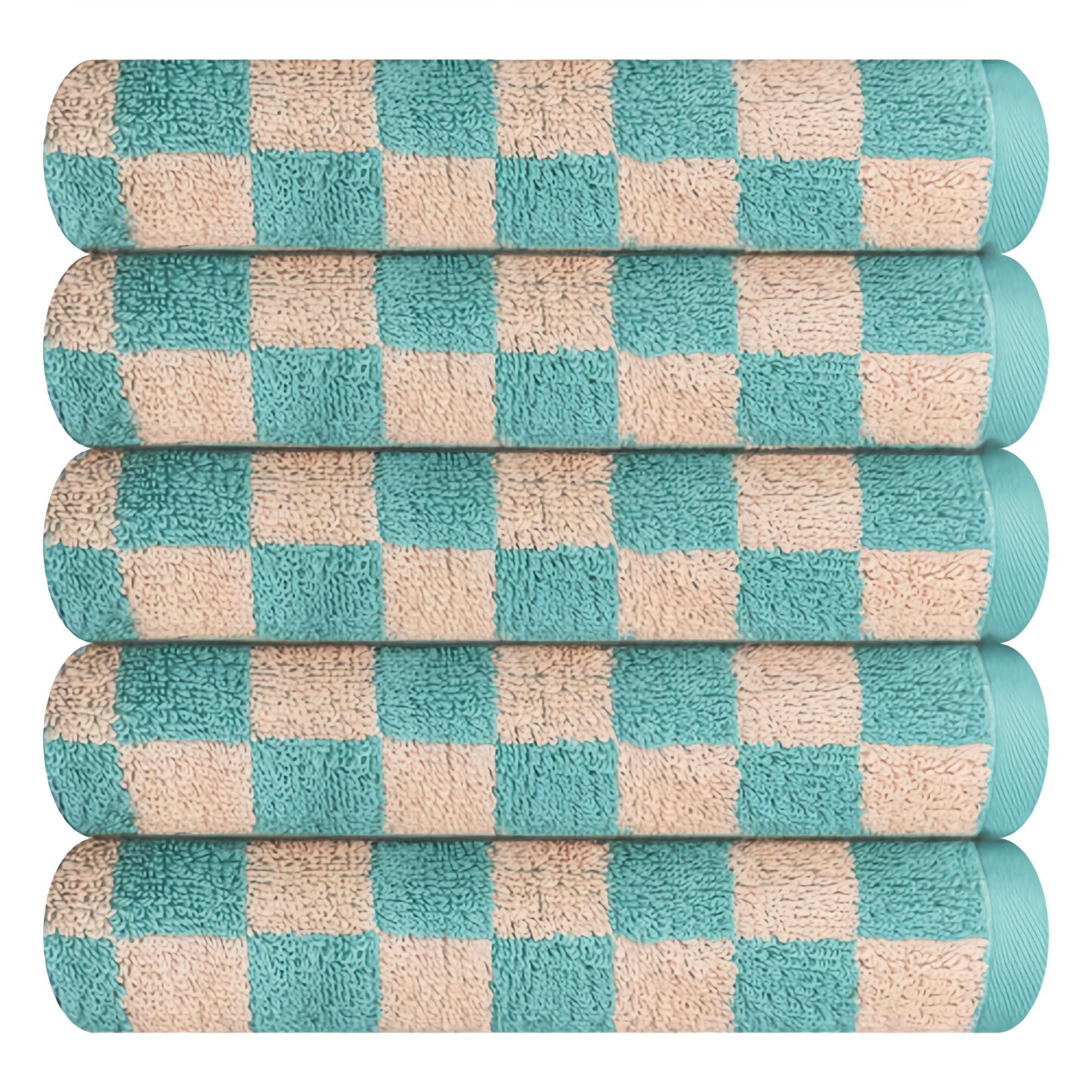 송월타월 데일리 체크 세면타월 180g 코마사 43,000원