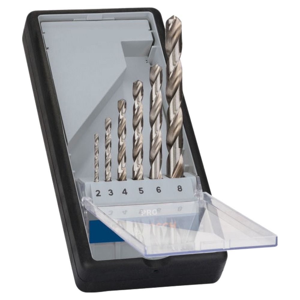 보쉬 PRO HSS 메탈 드릴비트 6종 세트 2~8mm 2607010529 10,700원