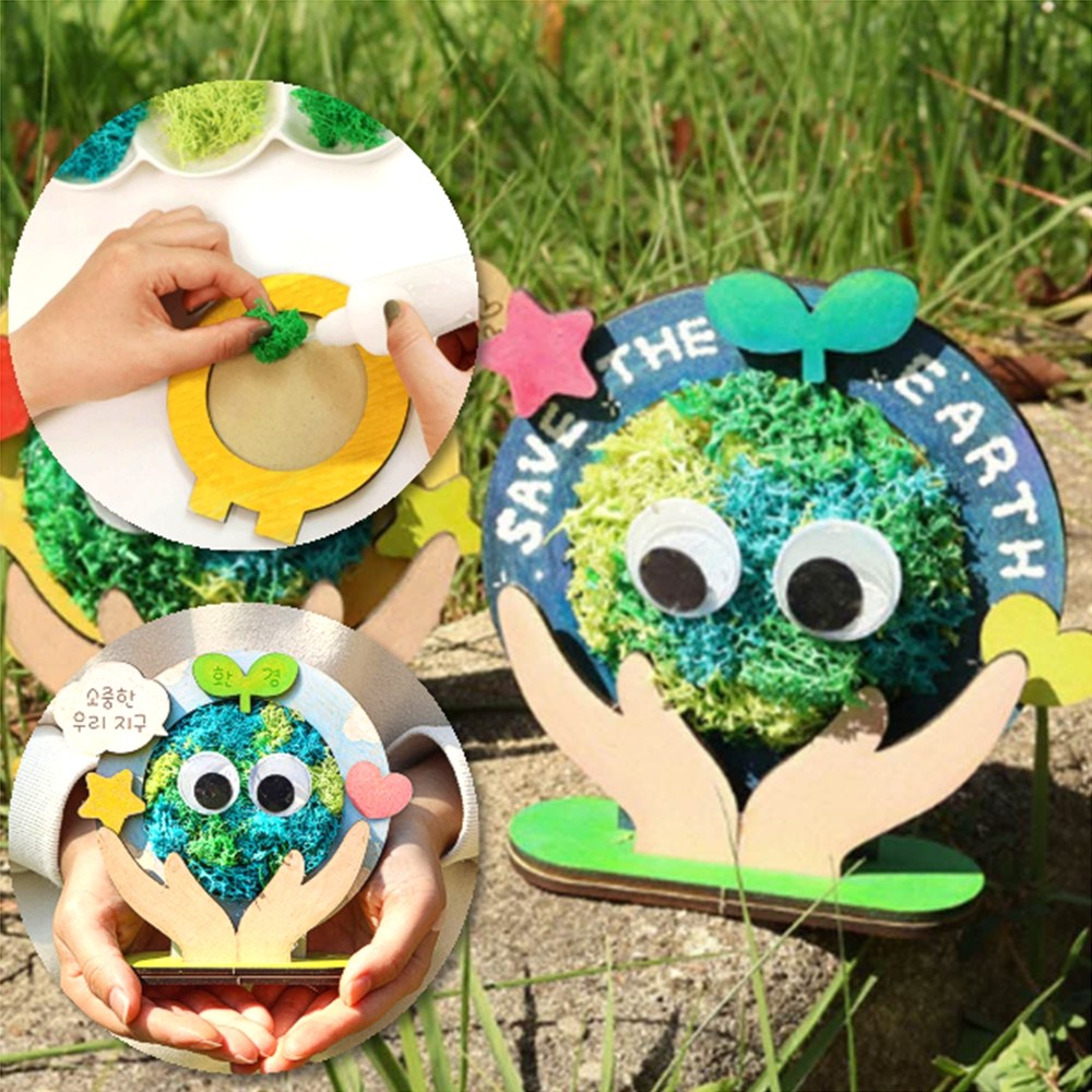 지구 환경만들기 diy 교육키트 환경수업 단체만들기수업 키트, 15인용, 모스지구 액자 77,700원