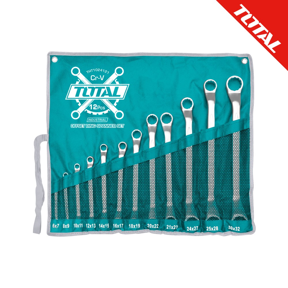 토탈공구 오프셋 링 스패너 세트(12P) - THT1024121, 1개 35,700원