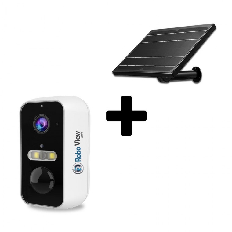 로보뷰S5 + 8충전식 태양광패널(배터리5개내장) 500만화소 무선 배터리 CCTV IP 카메라 홈캠 QHD 560,690원